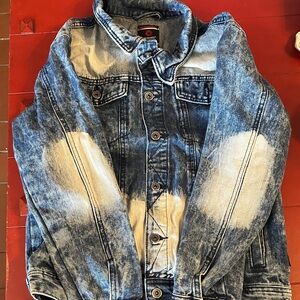 Akademiks Blue Denim Jacket youth xl